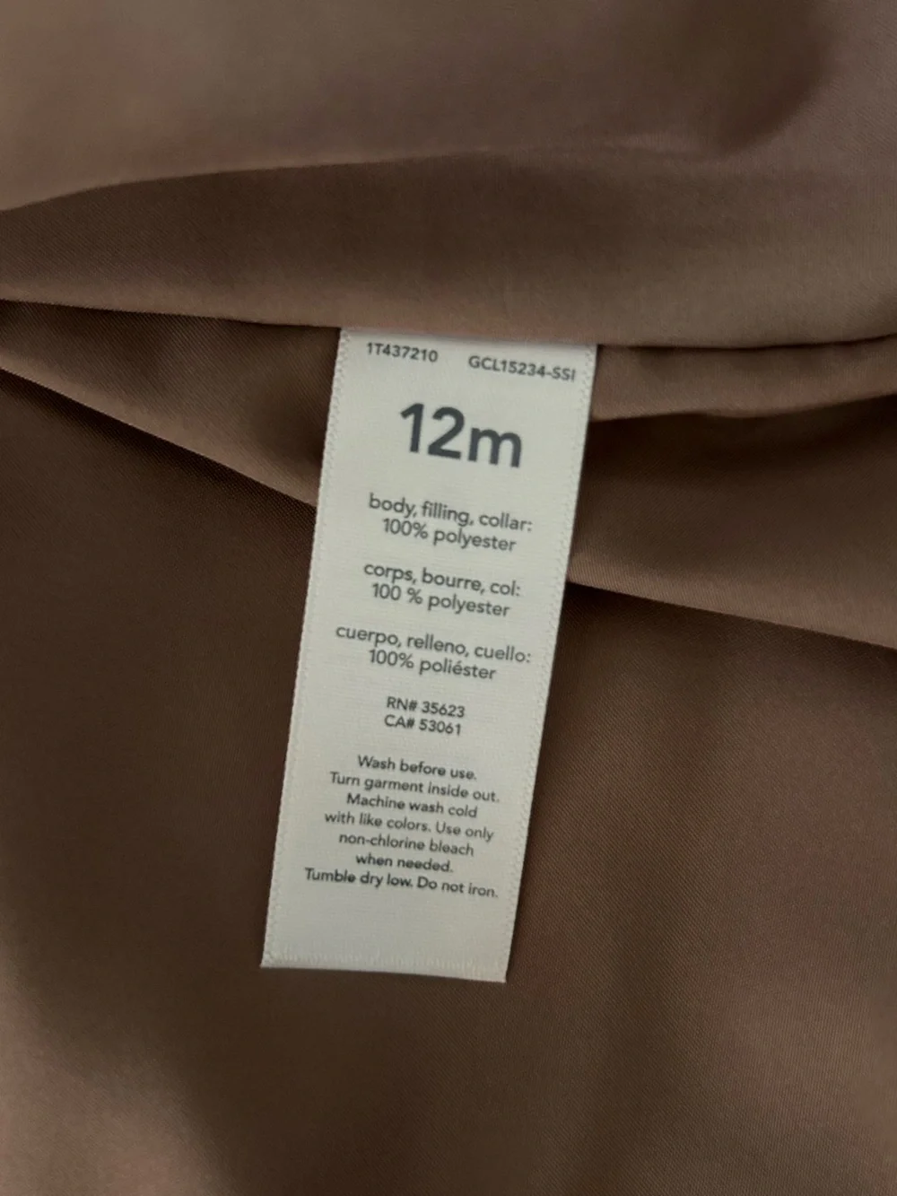 Carters cozy brown